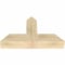 Ekena Millwork Portland Rough Sawn Timber Gable Bracket, Douglas Fir, 36"W x 21"H x 6"D x 6"F, 14/12 Pitch GBW036X21X0606POR00RDF - alternate 5